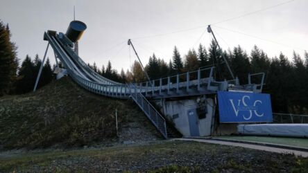 Die Schanze aus der Nähe